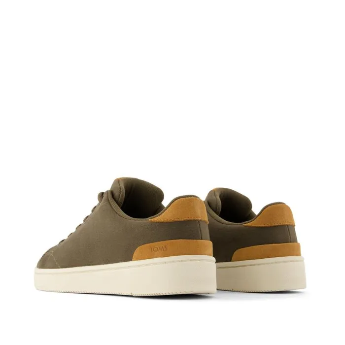 Toms Sneakers TRVL LITE LaceUp Sneaker Canteen Green Recycled Cotton 8211 Men Toms Sneakers TRVL LITE LaceUp Sneaker Canteen Green Recycled Cotton 8211 Men