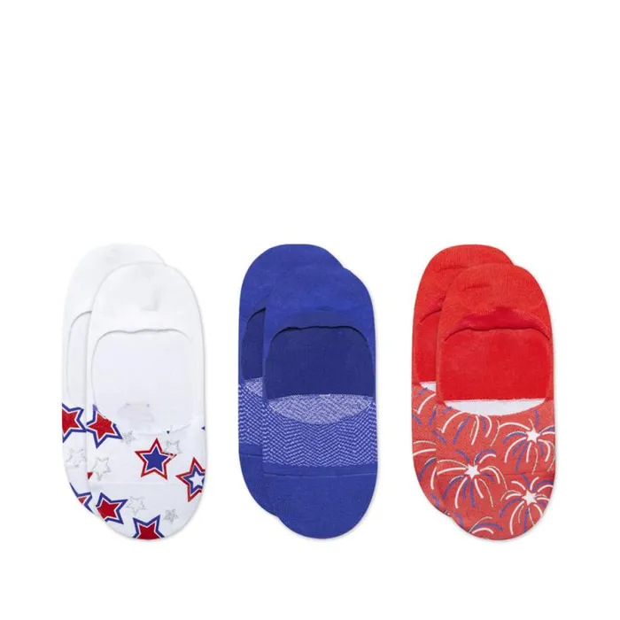 Toms Socks Classic No Show Socks 3 Pack Stars And Fireworks 8211 Gear