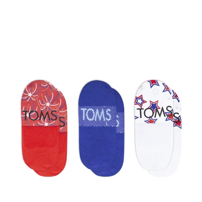 Toms Socks Classic No Show Socks 3 Pack Stars And Fireworks 8211 Gear