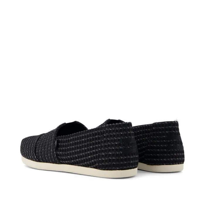 Toms TOMS Classics Alpargata Cloudbound Black Waffle Knit 8211 Women