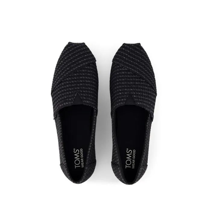 Toms TOMS Classics Alpargata Cloudbound Black Waffle Knit 8211 Women