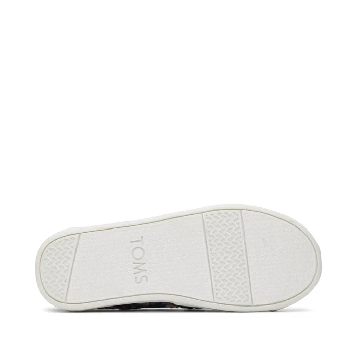 Toms TOMS Classics Alpargata Kids Shoe Navy Embroidered Floral 8211 KidsWomen Toms TOMS Classics Alpargata Kids Shoe Navy Embroidered Floral 8211 KidsWomen