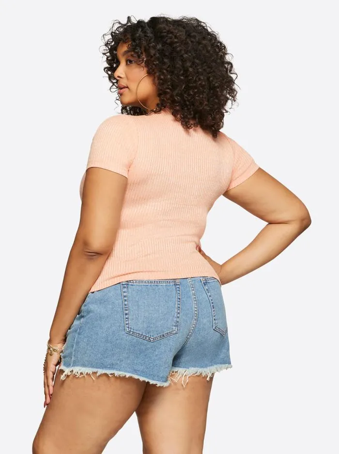 Tops Clothing Jessica Simpson Kendyl Top In Brandied Melon