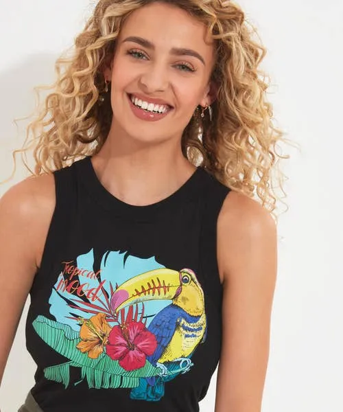 Tops Tunics and Blouses Apparel Perfect Paradise Vest Black Joebrowns Tops Tunics and Blouses Apparel Perfect Paradise Vest Black Joebrowns