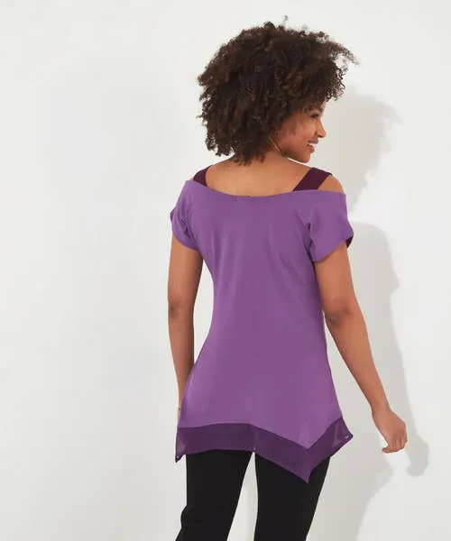 Tops Tunics and Blouses Apparel Perfect Peacock Jersey Top Purple Joebrowns Tops Tunics and Blouses Apparel Perfect Peacock Jersey Top Purple Joebrowns
