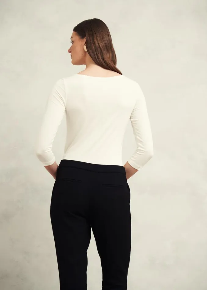 Tops Women HOBBS Sonya Plain Top Hobbs Ivory