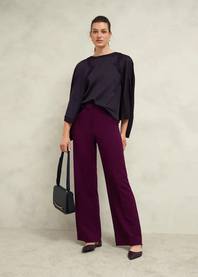 Tops Women HOBBS Trina Knitted Top Hobbs Navy