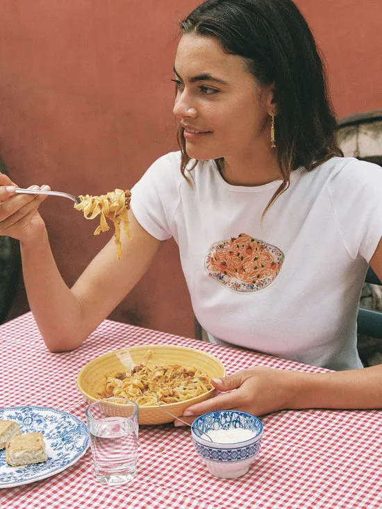 Tops Women Lisa Says Gah Alex Tee Pasta Bowl