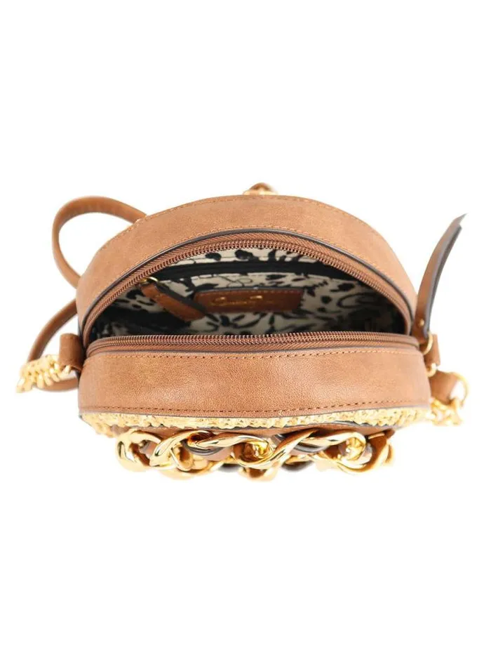 Tote Bags Jessica Simpson Maison Circle Crossbody In Straw Natural