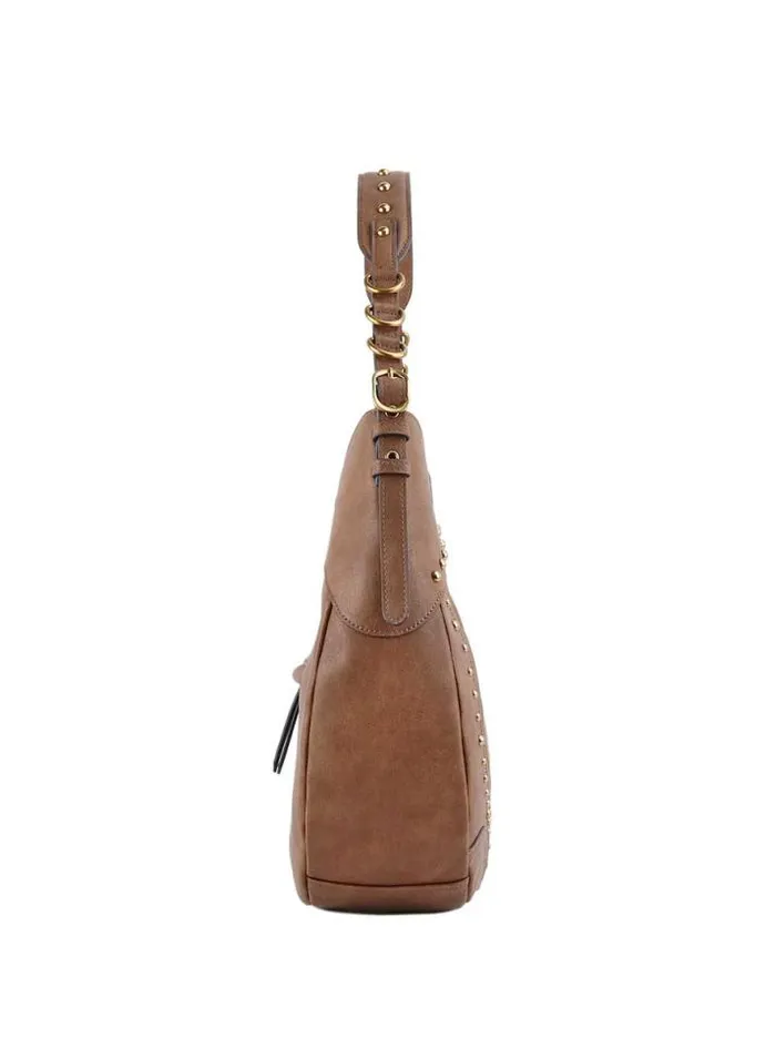 Tote Bags Jessica Simpson Raven Large Hobo In Almond Brown