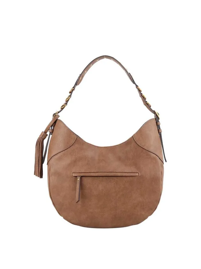 Tote Bags Jessica Simpson Raven Large Hobo In Almond Brown