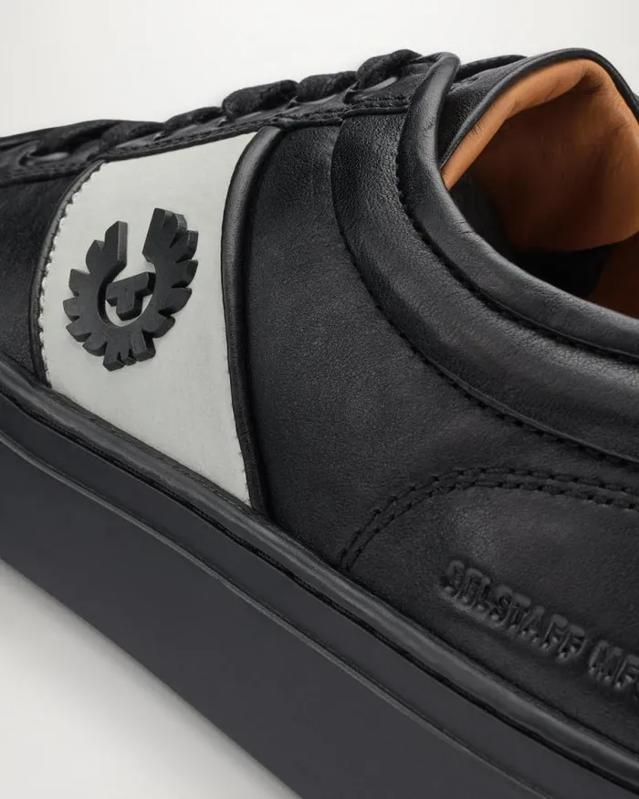 Trainers Men Belstaff Phoenix Low Top Sneakers Black