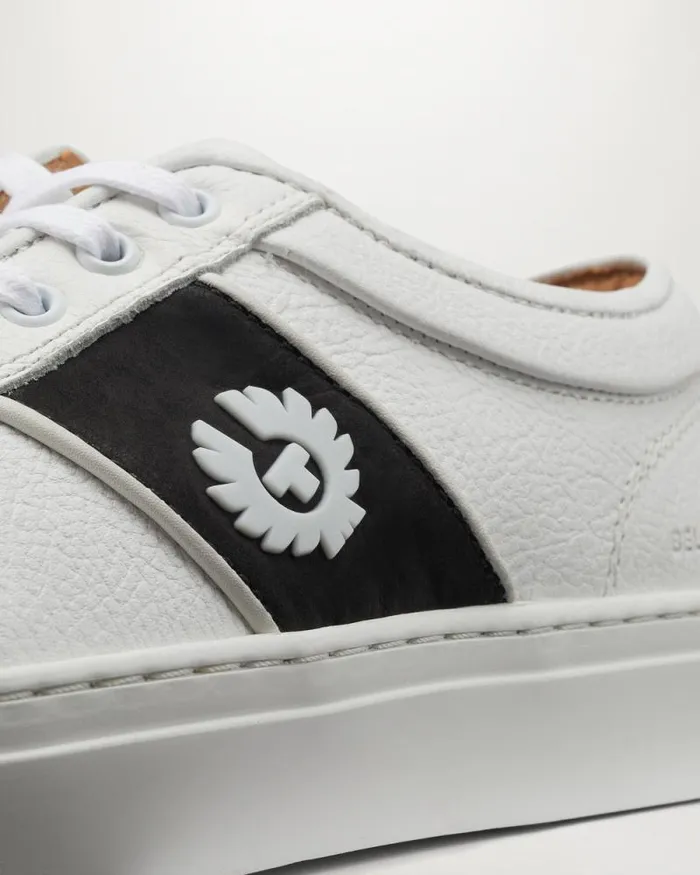 Trainers Men Belstaff Phoenix Low Top Sneakers White
