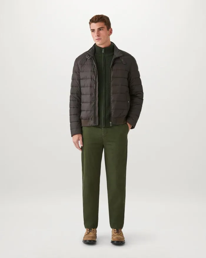 Trousers Men Belstaff Rally Trouser Tile Green