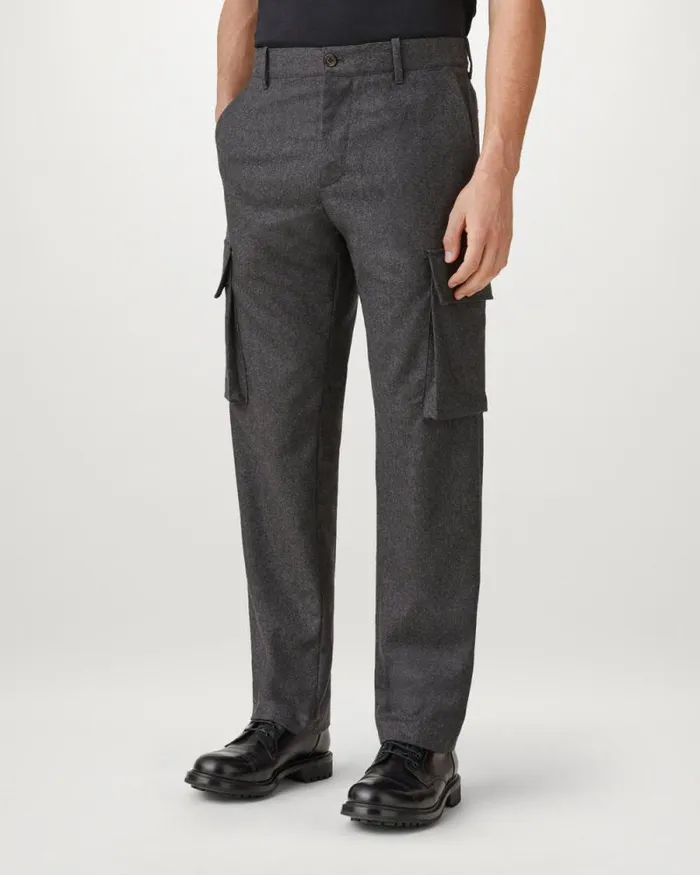 Trousers Men Belstaff Scale Cargo Trousers Charcoal Heather
