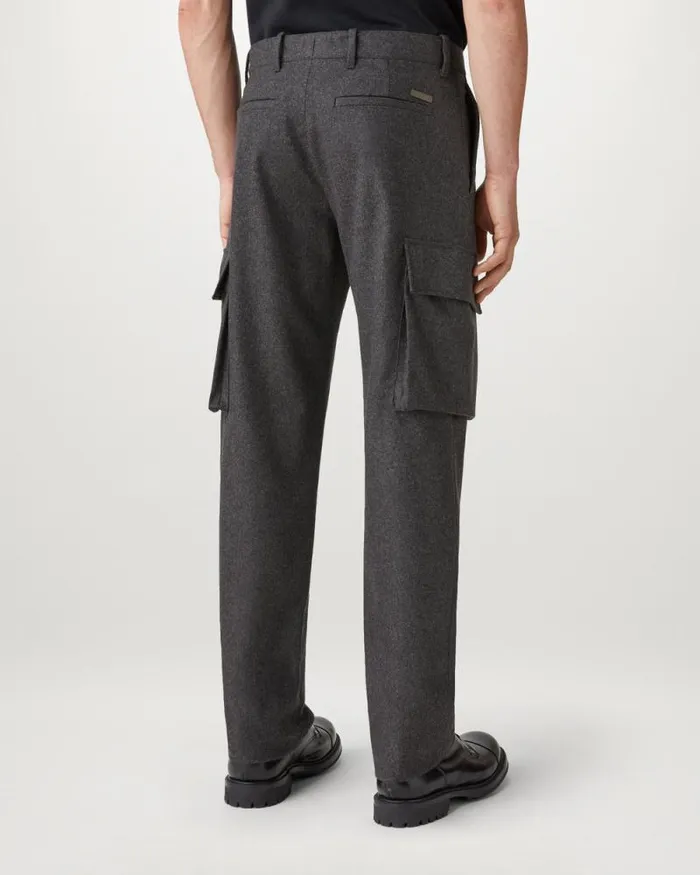 Trousers Men Belstaff Scale Cargo Trousers Charcoal Heather