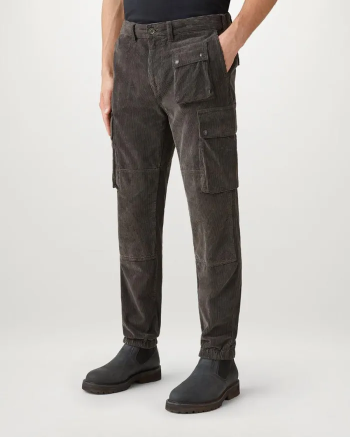 Trousers Men Belstaff Trialmaster Cargo Trousers Forge Grey
