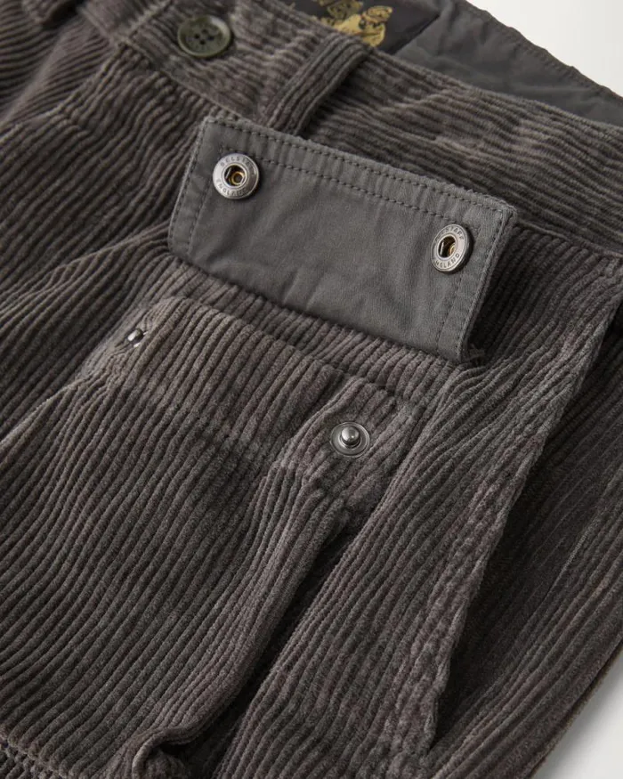 Trousers Men Belstaff Trialmaster Cargo Trousers Forge Grey