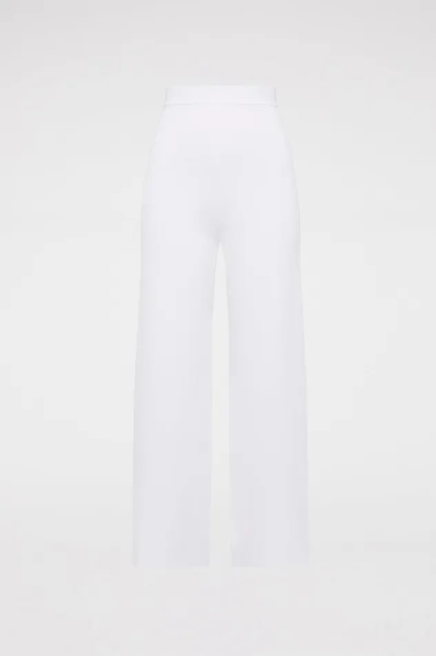 Trousers MICRO CREPE CROP TROUSER 18 WHITE 8211 Scanlan Theodore Women Trousers MICRO CREPE CROP TROUSER 18 WHITE 8211 Scanlan Theodore Women
