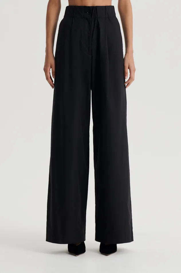 Trousers Scanlan Theodore Women PLEAT CARGO TROUSER BLACK Trousers Scanlan Theodore Women PLEAT CARGO TROUSER BLACK