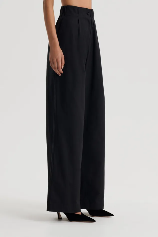 Trousers Scanlan Theodore Women PLEAT CARGO TROUSER BLACK Trousers Scanlan Theodore Women PLEAT CARGO TROUSER BLACK
