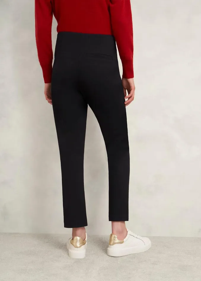 Trousers Women HOBBS Lola Ponte Trousers Black