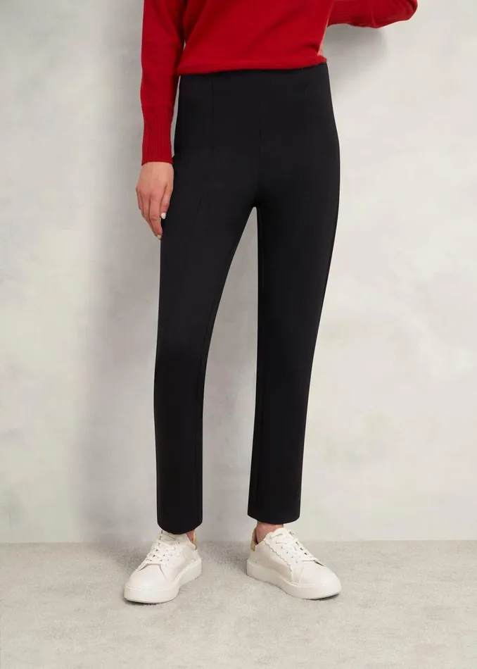 Trousers Women HOBBS Lola Ponte Trousers Black