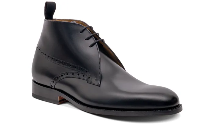 Tyne 8211 Black Calf Men Barker Shoes Mens Boots