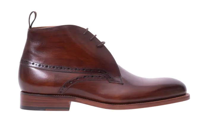 Tyne 8211 Hand Brushed Brown Men Barker Shoes Mens Boots