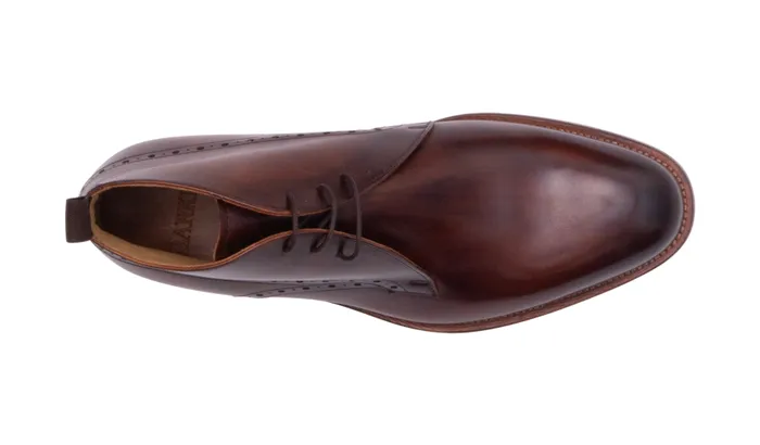Tyne 8211 Hand Brushed Brown Men Barker Shoes Mens Boots