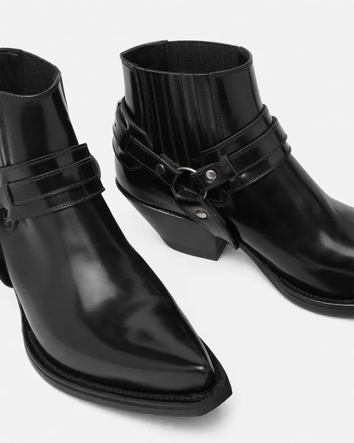 Versace Boots Women Texano Ankle Boots 50 Mm Black