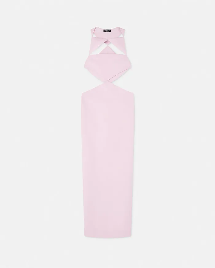 Versace Dresses Women Cutout Column Gown Light Pink