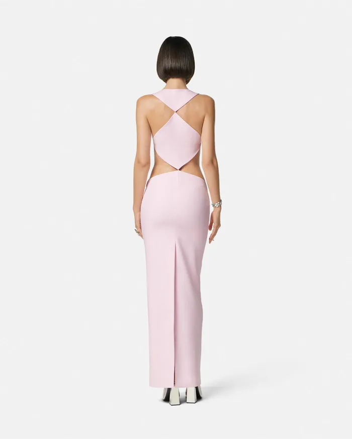 Versace Dresses Women Cutout Column Gown Light Pink