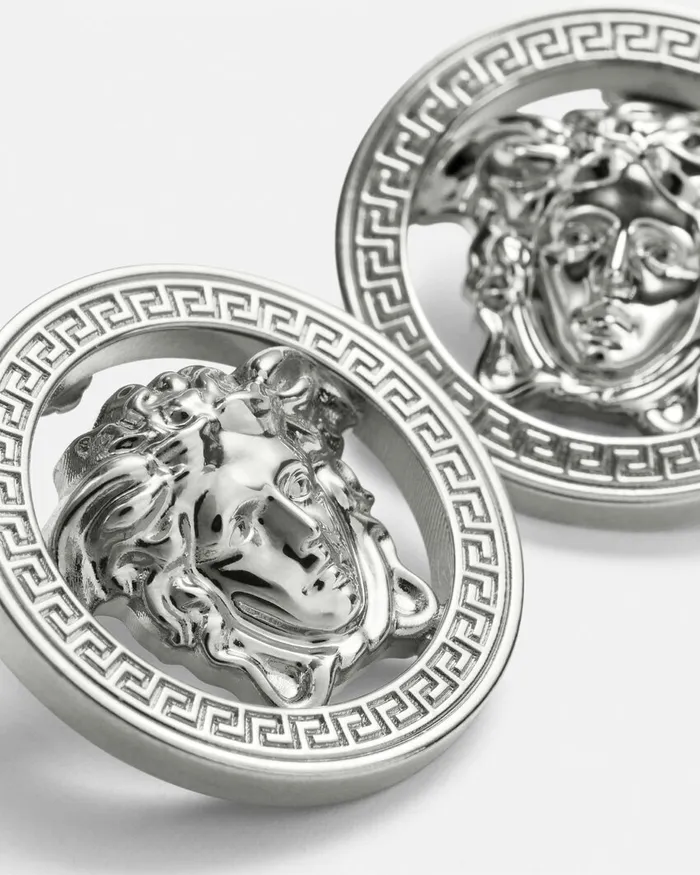 Versace Earrings Women Medusa 03995 Earrings Silver