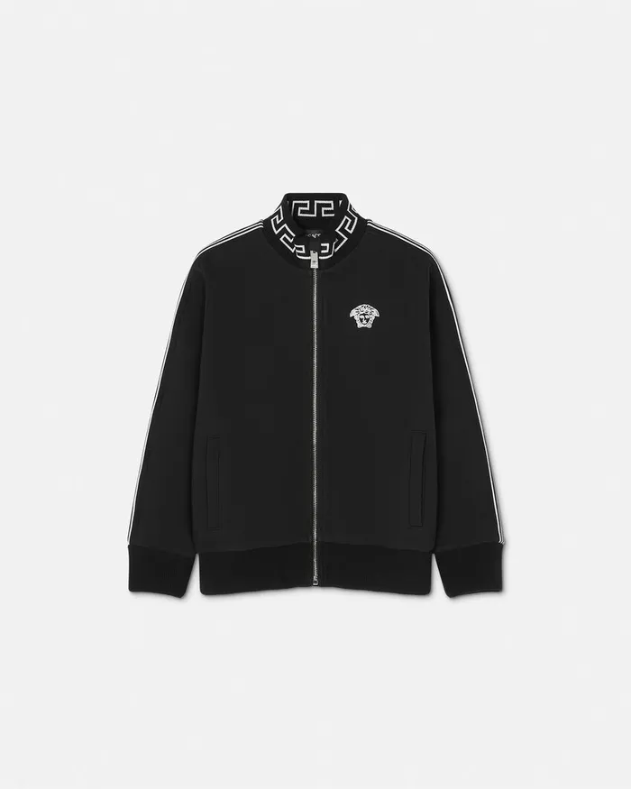 Versace Knitwear and Sweatshirts Kids Greca Sweatshirt Black
