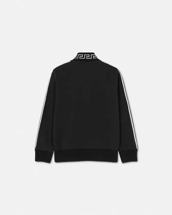 Versace Knitwear and Sweatshirts Kids Greca Sweatshirt Black