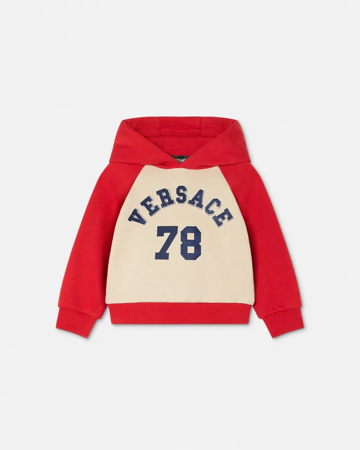 Versace Knitwear and Sweatshirts Kids Logo Baby Hoodie Red