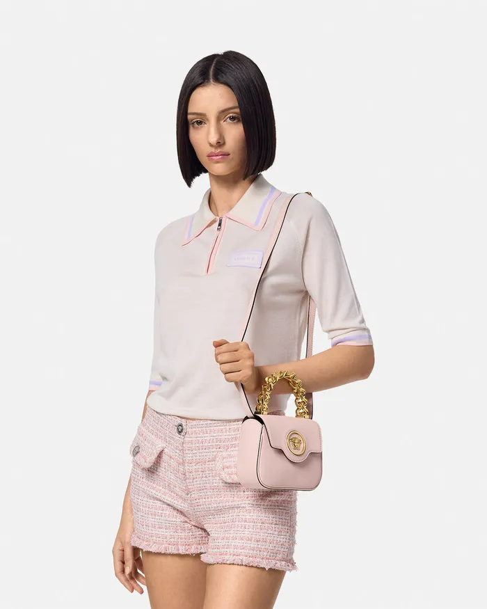 Versace La Medusa Women La Medusa Mini Bag Light Pink