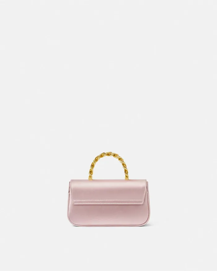 Versace La Medusa Women La Medusa Satin Mini Bag Light Pink
