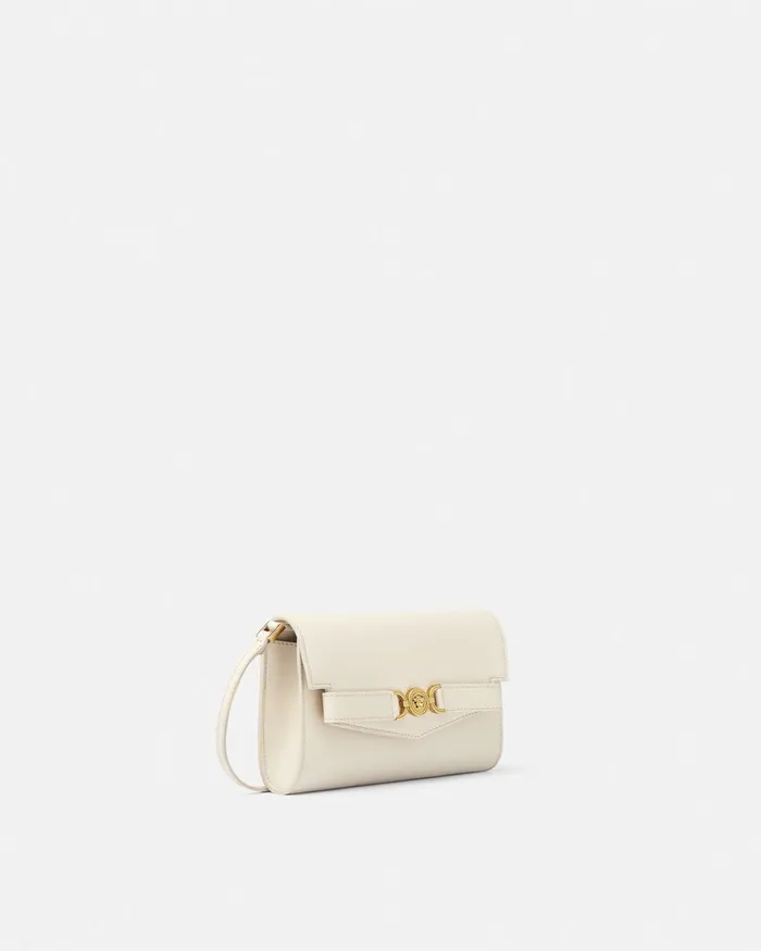 Versace Mini Bags and Clutches Women Medusa 03995 Crossbody Bag Beige