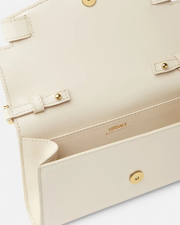 Versace Mini Bags and Clutches Women Medusa 03995 Crossbody Bag Beige