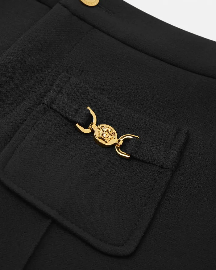 Versace Pants and Skirts Kids Medusa 03995 Shorts Black