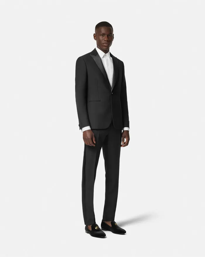 Versace Shirts Men Barocco Formal Shirt White