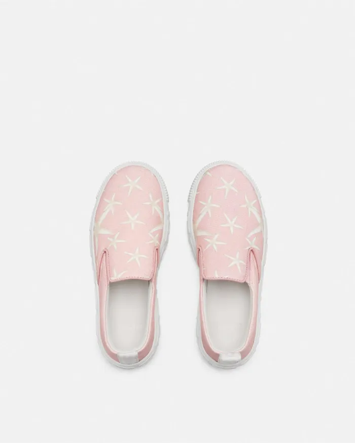 Versace Shoes Kids Stella Marina SlipOn Sneakers Light Pink