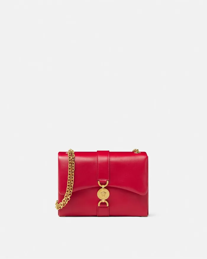 Versace Shoulder and Crossbody Women Kleio Shoulder Bag Red