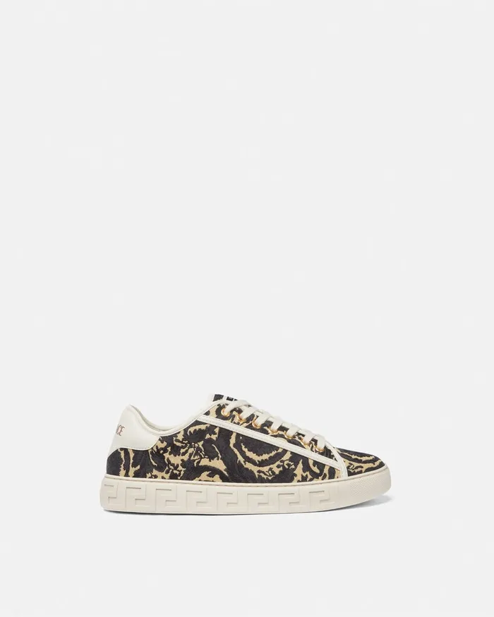 Versace Sneakers Women Barocco Greca Sneakers Blackprint