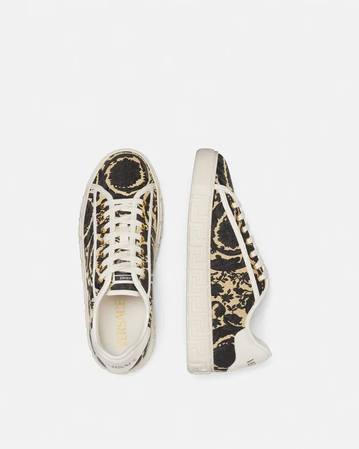 Versace Sneakers Women Barocco Greca Sneakers Blackprint