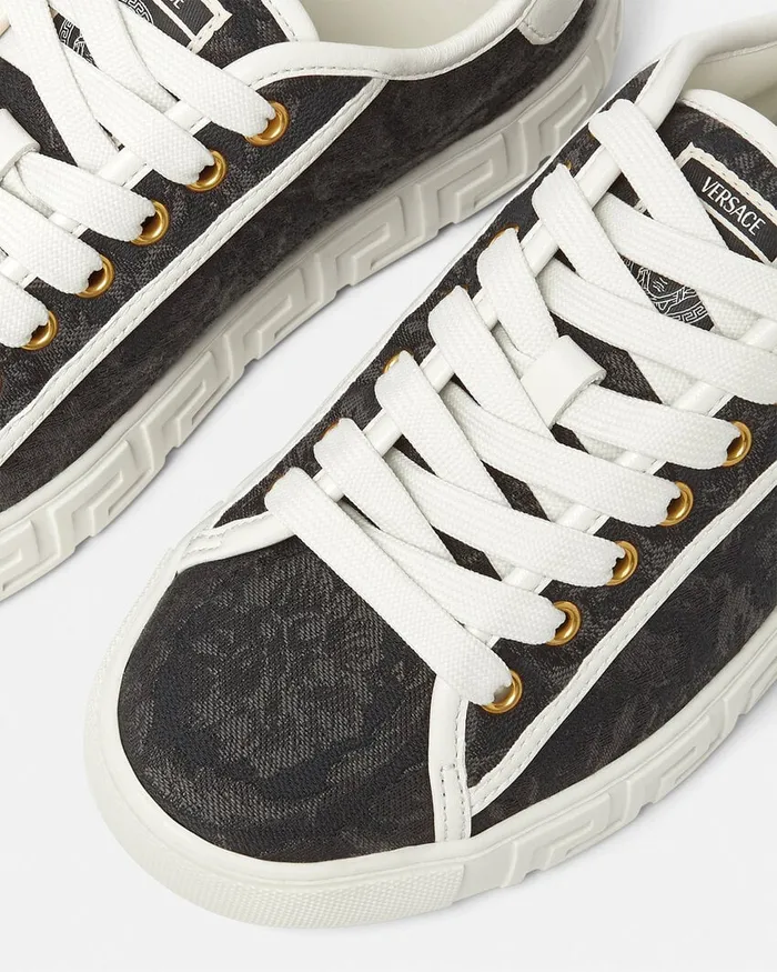 Versace Sneakers Women Barocco Greca Sneakers Blackprint
