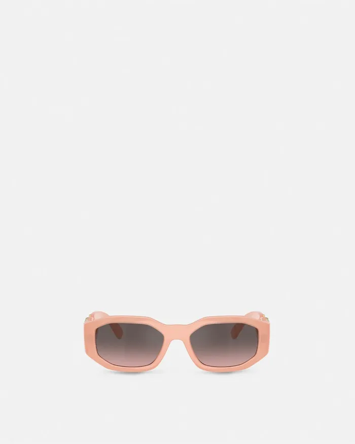 Versace Sunglasses WomenMen Medusa Biggie Sunglasses Goldpink