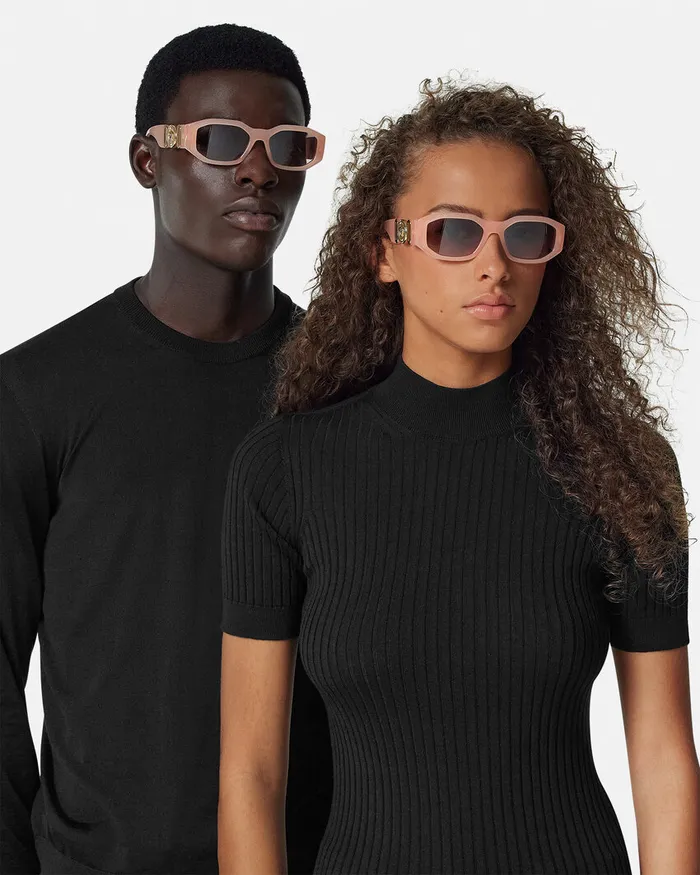 Versace Sunglasses WomenMen Medusa Biggie Sunglasses Goldpink